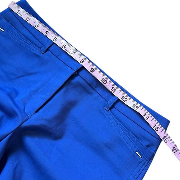 EUC WHBM Royal Blue Trouser Style Walking Shorts 5” inseam Size 4 - Picture 5 of 7